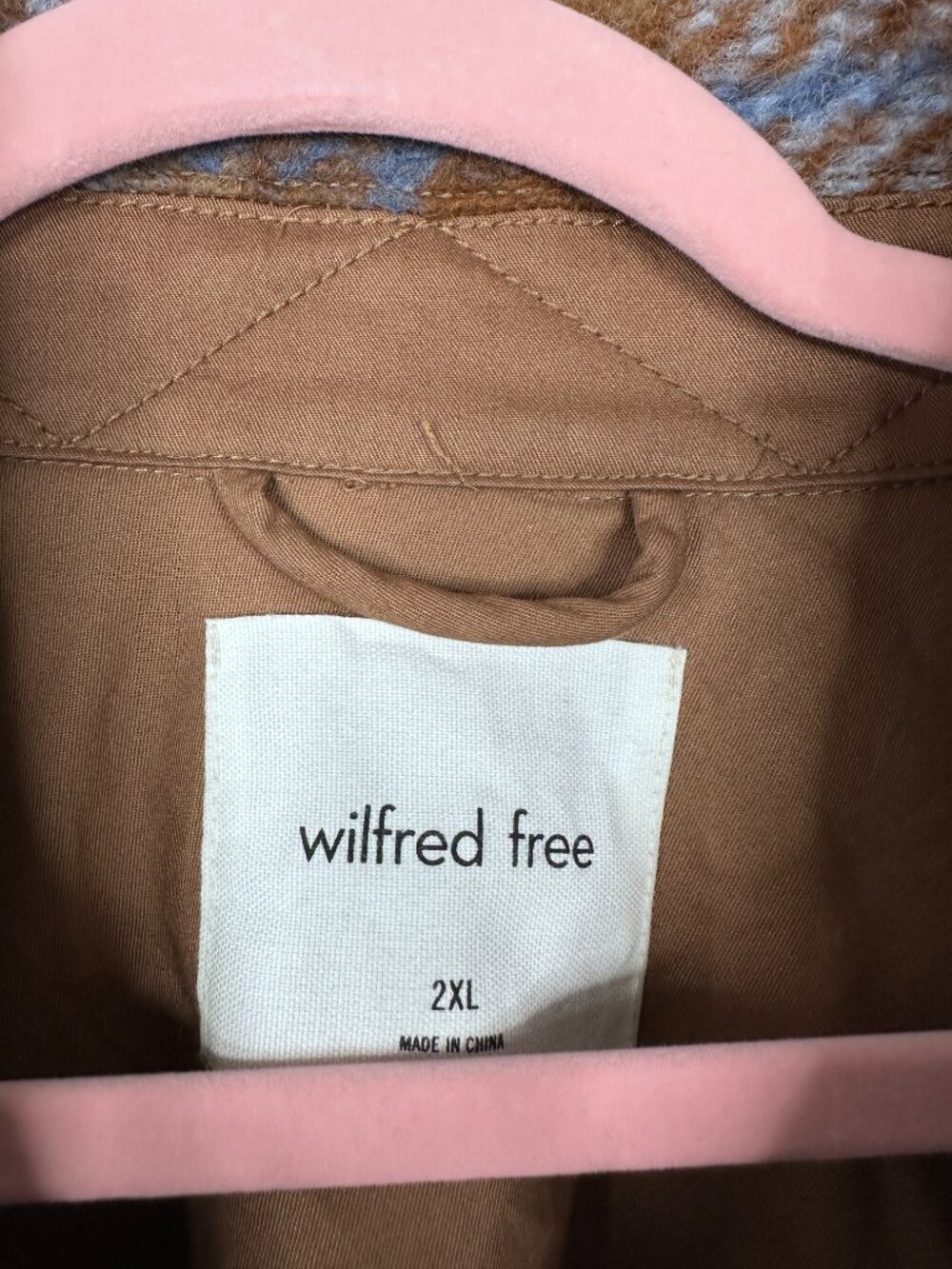 Wilfred Free Autumn Shirt Jacket Boxy Wool Shacket 2XL #A1983 - Picture 5 of 7